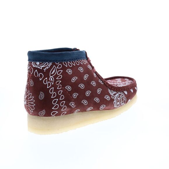 Clarks Mens Wallabee Boot Red Boots (NWT) - Picture 7 of 7